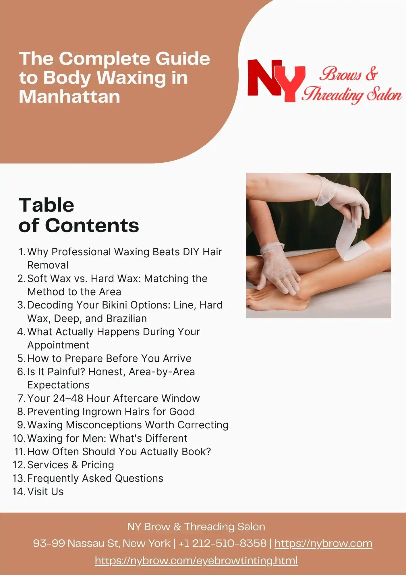 Cover of the Body Waxing Guide E-Book